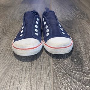 Tommy Hilfiger little girl slip ons.